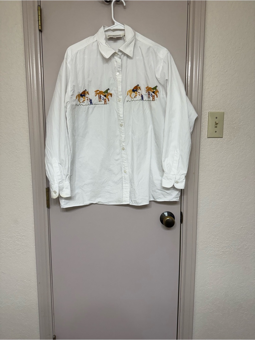Bechamel White Cotton Button-Up Shirt